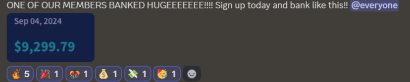 Live Community & Profit Sharing