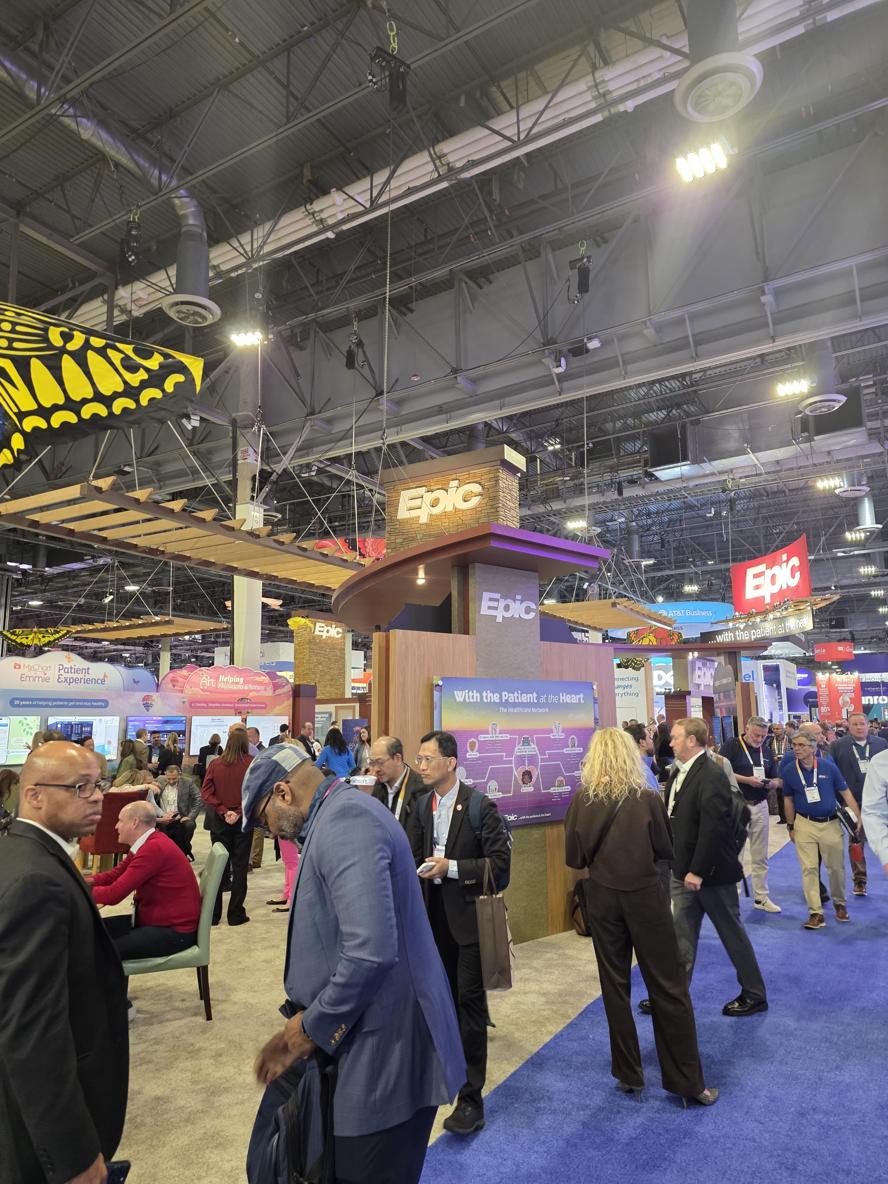 Healthcare companies discussing marketing strategy at HIMSS 2026
