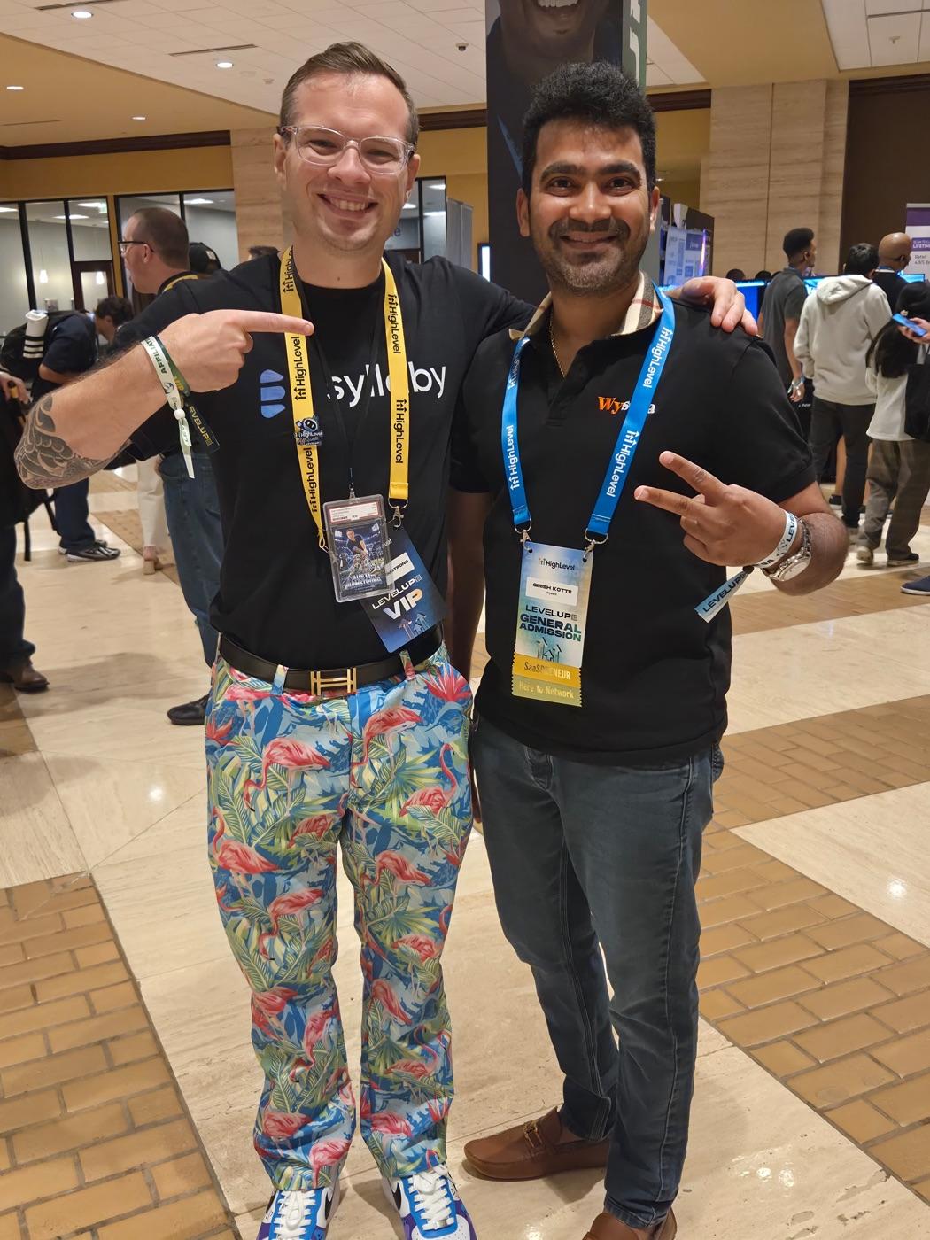 Girish Kotte with Austin Armstrong at LevelUp 2026